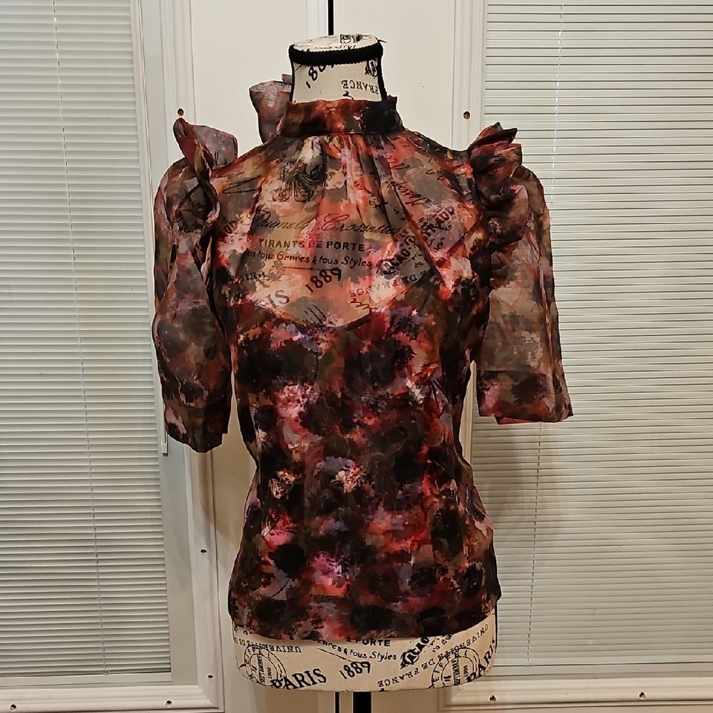Marie Oliver Sheer Blouse